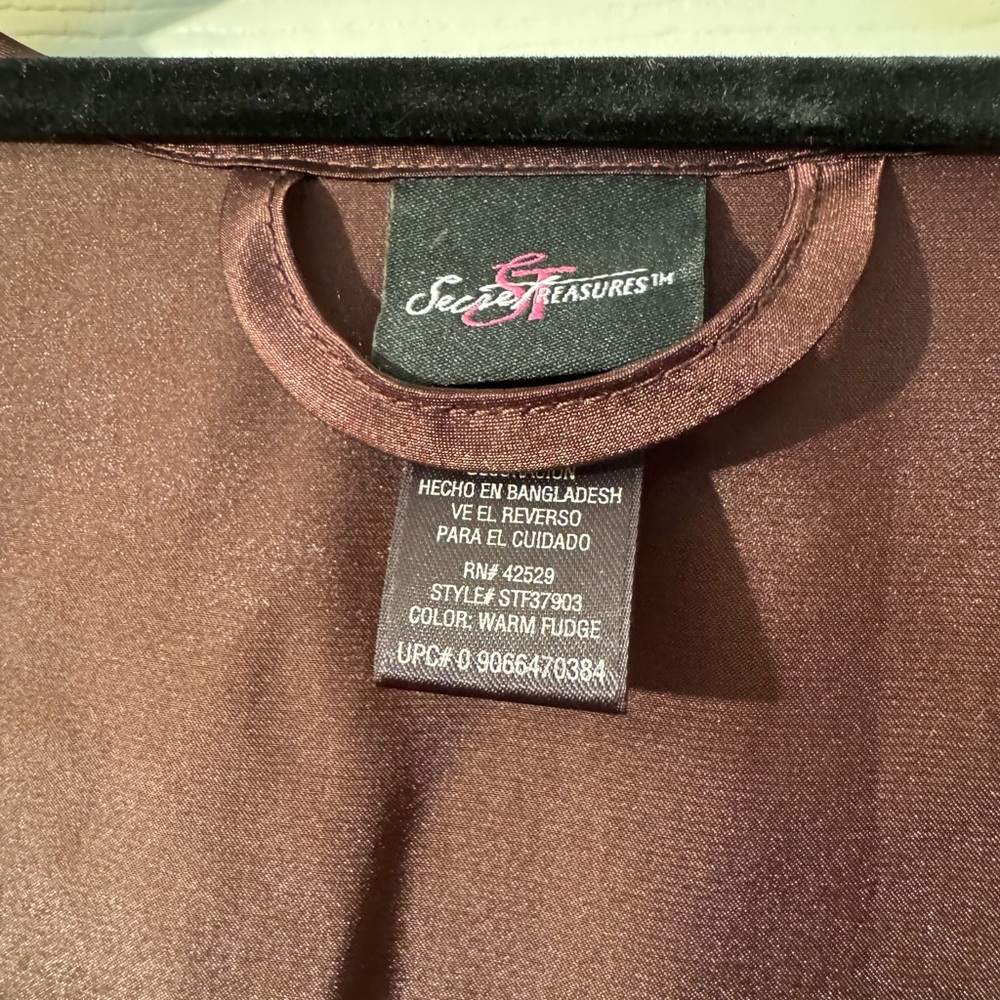 Secret Treasures Brown Robe M - Picture 3 of 12